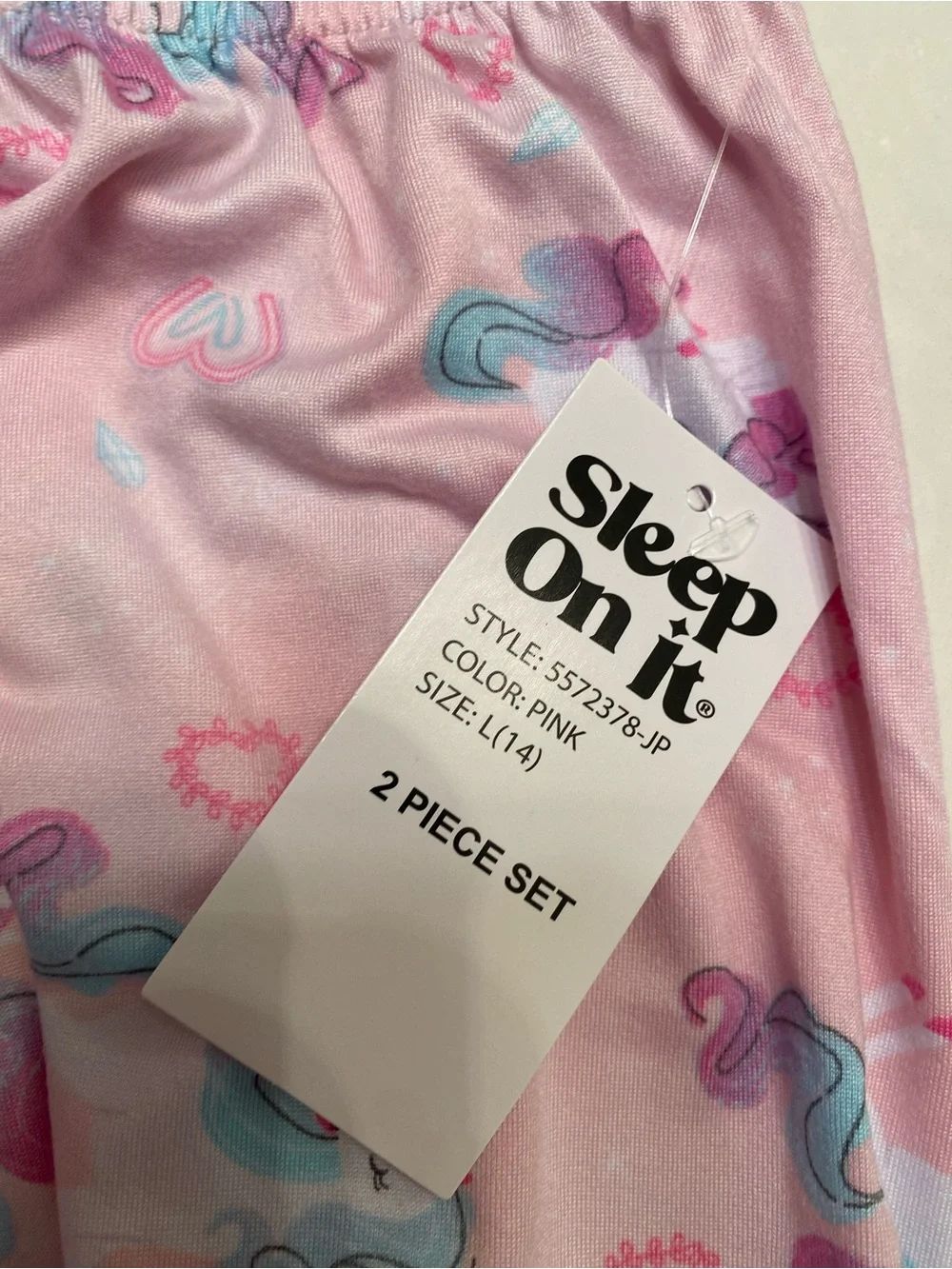 Girls Sleep On It Unicorn Pajama Set Size 14